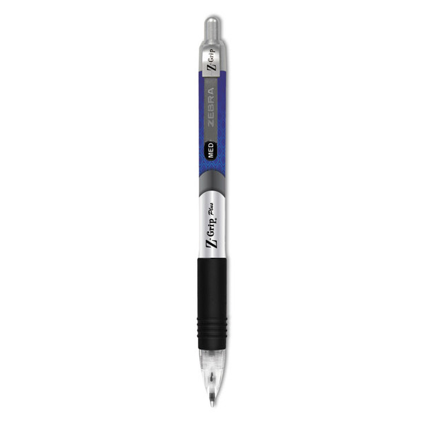 ECO Jimnie Clip Ballpoint Pen, Retractable, Medium 1 mm, Black Ink, Smoke Barrel, 12/Pack [SKU: ZEB22510]