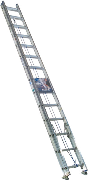 WERNER D1328-2 Extension Ladder, 27 ft H Reach, 250 lb, Aluminum [SKU: ORG6160162]