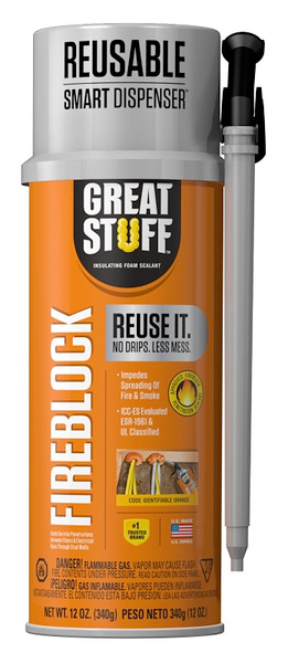 GREAT STUFF 99112831 Fireblock Insulating Foam Sealant, Orange [SKU: ORG7416795]