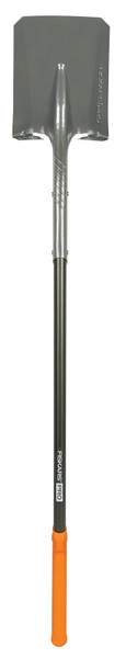 FISKARS 397910-1001 Pro Transfer Shovel, 6.38 in W Blade, Steel Blade, Aluminum Handle, Cushion Grip, Soft Grip Handle [SKU: ORG9181546]