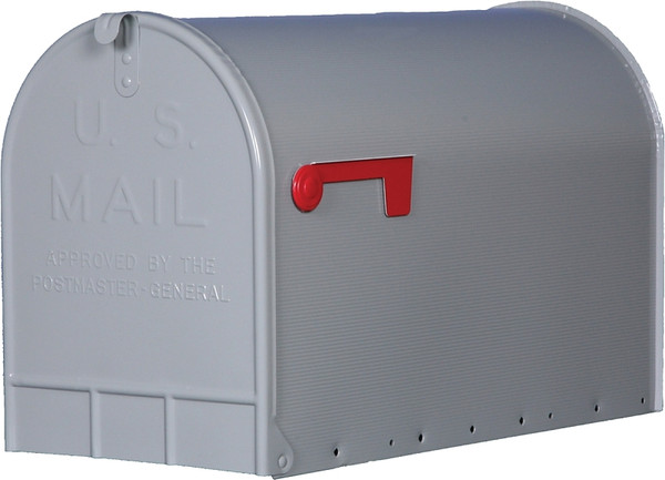 Gibraltar Mailboxes ST200000 Rural Mailbox, 3175 cu-in Capacity, Galvanized Steel, Powder-Coated, 11.7 in W, 24.8 in D [SKU: ORG7277486]