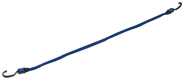 ProSource FH92106-4 Stretch Cord, 17 mm Dia, 36 in L, Polypropylene, Blue, Hook End [SKU: ORG2344919]