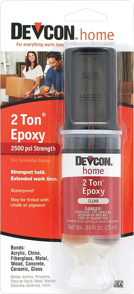 Devcon 31345 Epoxy, Liquid, Amber, 0.84 fl-oz Syringe [SKU: ORG6394019]