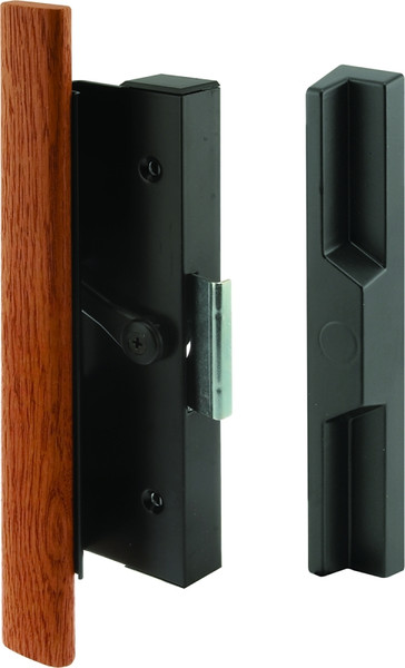 Prime-Line C 1126 Handle Set, Aluminum/Wood, Wood, 7/8 to 1-1/4 in Thick Door [SKU: ORG5091145]