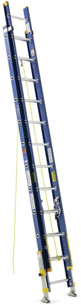 WERNER D8224-2EQ Extension Ladder, 23 ft H Reach, 300 lb, Fiberglass [SKU: ORG2891380]