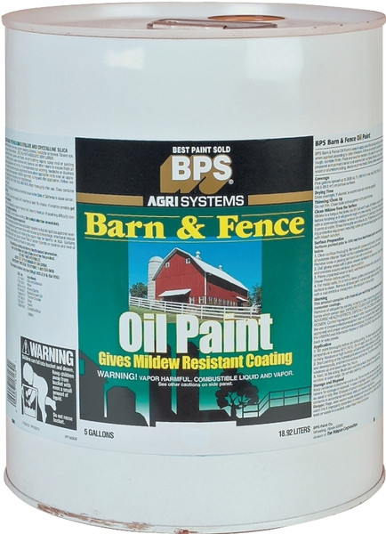 Valspar 018.3145-75.008 Barn and Fence Paint, White, 5 gal Pail [SKU: ORG6363303]