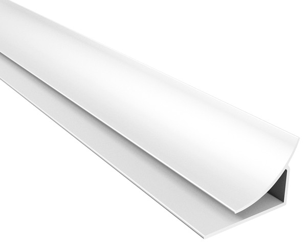 Fasade 92801 Backsplash Inside Corner Trim, 18 in L, PVC, Matte, White [SKU: ORG5119888]