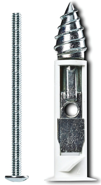 COBRA ANCHORS 364S Driller Toggle Bolt, 3 in L, Zinc, Chrome Zinc, 100 lb [SKU: ORG8641078]