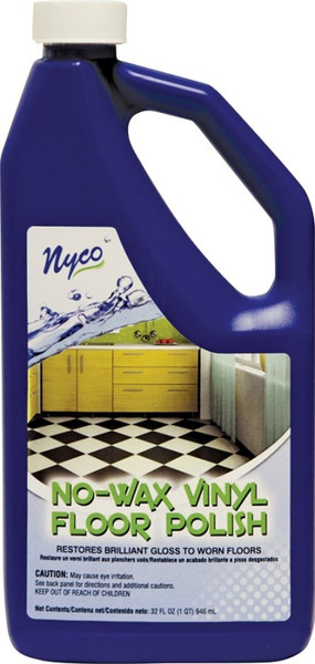 nyco NL90411-903206 Floor Polish, 32 oz, Liquid, Acrylic Polymer, White [SKU: ORG2080315]