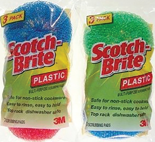 Scotch-Brite 215FW Scrub Pad, Assorted [SKU: ORG2310662]