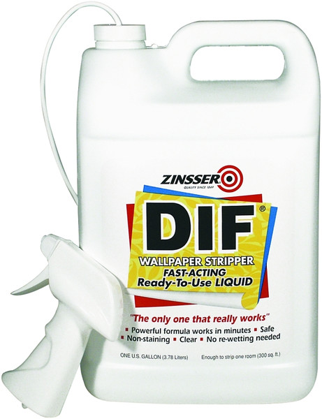 ZINSSER DIF 2481 Wallpaper Stripper, Liquid, 1 gal [SKU: ORG3328986]