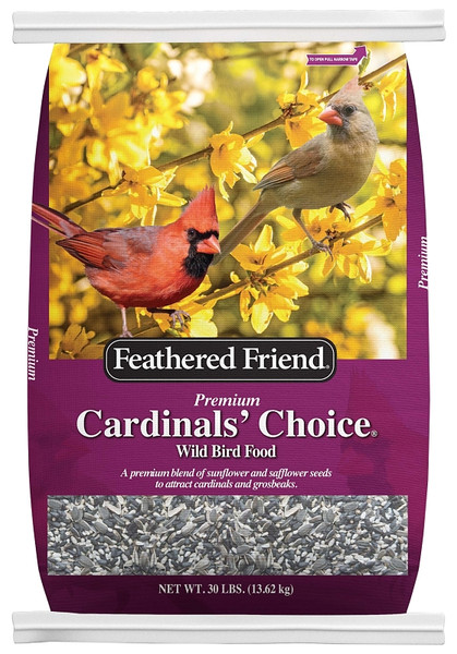 Feathered Friend Cardinal's Choice Series 14175 Wild Bird Food, Premium, 30 lb Bag [SKU: ORG3596715]