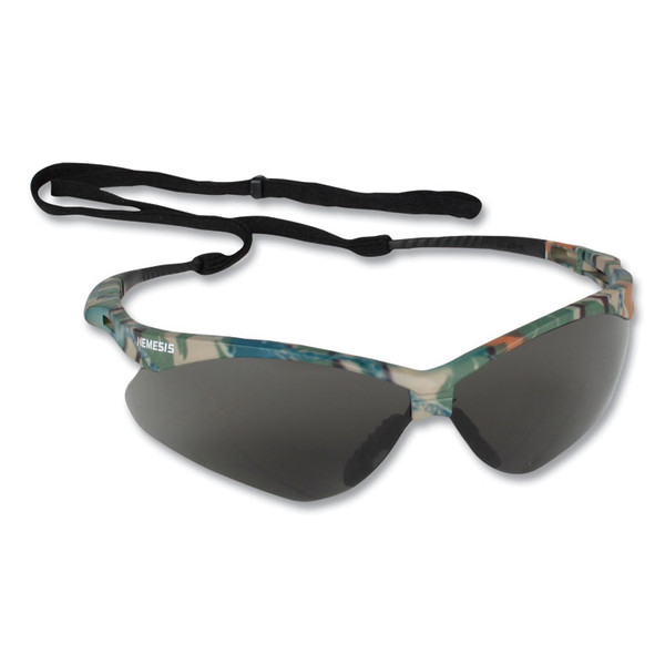 V30 NEMESIS Safety Eyewear, Plastic Camo Frame, Smoke Polycarbonate Lens, 12/Box [SKU: KCC22609BX]