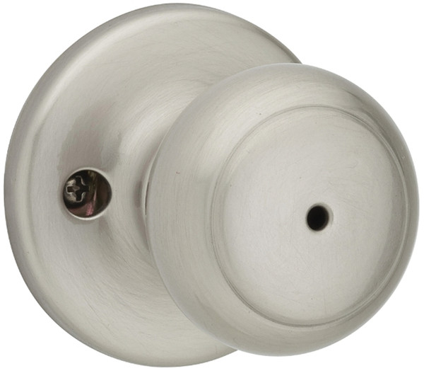 Kwikset 300CV-15 CP Privacy Door Knob, Satin Nickel [SKU: ORG6975809]