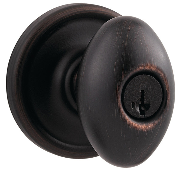 Kwikset Signature Series 740L-11P Keyed Entry Knob, Metal, Venetian Bronze [SKU: ORG9010802]