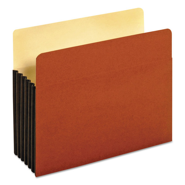 File Pocket with Tyvek, 5.25" Expansion, Letter Size, Redrope, 10/Box [SKU: PFX63274]