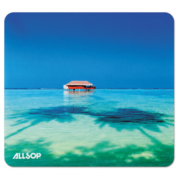 Naturesmart Mouse Pad, 8.5 x 8, Tropical Maldives Design [SKU: ASP31625]
