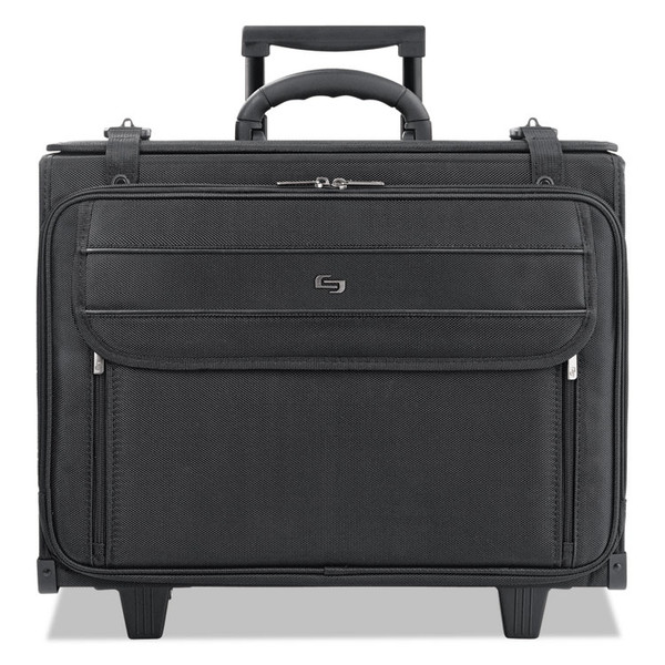 Classic Rolling Catalog Case, Fits Devices Up to 17.3", Polyester, 18 x 7 x 14, Black [SKU: USLB1514]