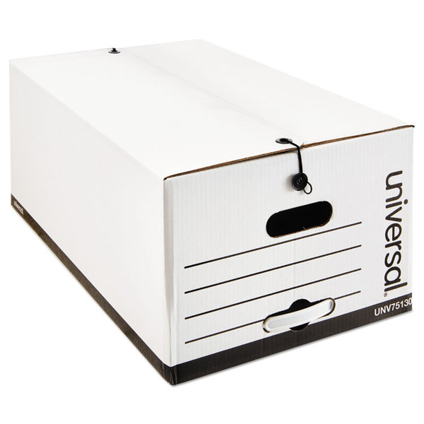 Economical Easy Assembly Storage Files, Legal Files, White, 12/Carton [SKU: UNV75130]