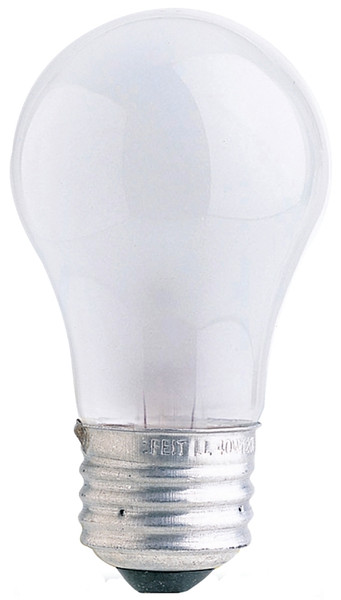 Feit Electric BP40A15/CAN Incandescent Bulb, 40 W, A15 Lamp, Medium E26 Lamp Base, 2700 K Color Temp [SKU: ORG6234058]