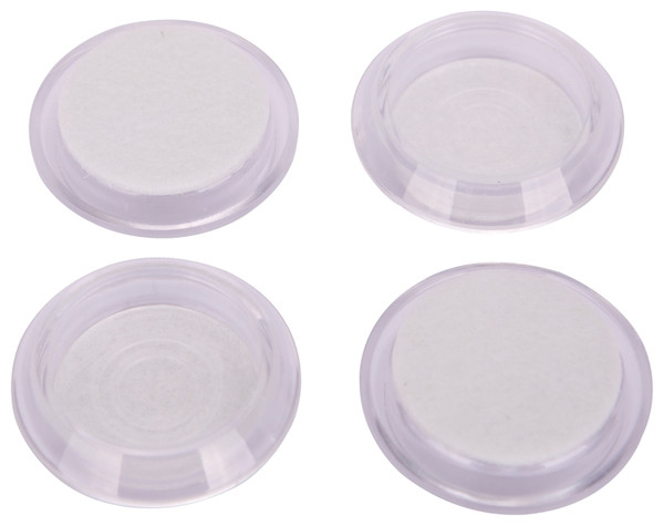 ProSource FE-50820-PS Caster Furniture Glide, Plastic, Clear, Clear, 2-1/4 x 2-1/4 x 5/8 in Dimensions [SKU: ORG3332707]