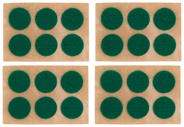 ProSource PH-122294-PS Furniture Pad, Felt Cloth, Green, 5/8 in Dia, 1/16 in Thick, Round [SKU: ORG5565718]