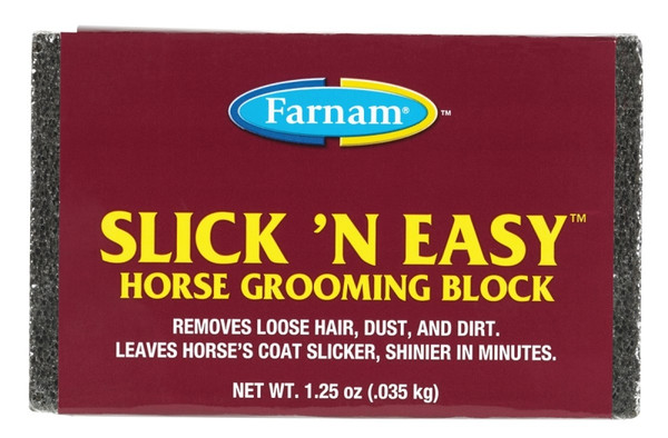 Farnam Slick 'N Easy 39036 Horse Grooming Block, Fiberglass [SKU: ORG1932862]