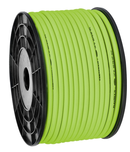 Flexzilla HFZ14250YW Air Hose, 1/4 in ID, 250 ft L, 300 psi Pressure, Polymer, Green [SKU: ORG8581282]