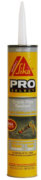 Sikaflex 515306 Crack Flex Sealant, Light Gray, 10.1 oz Cartridge [SKU: ORG1214212]
