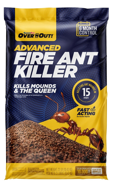 Over 'n Out 100522662 Fire Ant Killer, Solid, 23 lb [SKU: ORG6522627]
