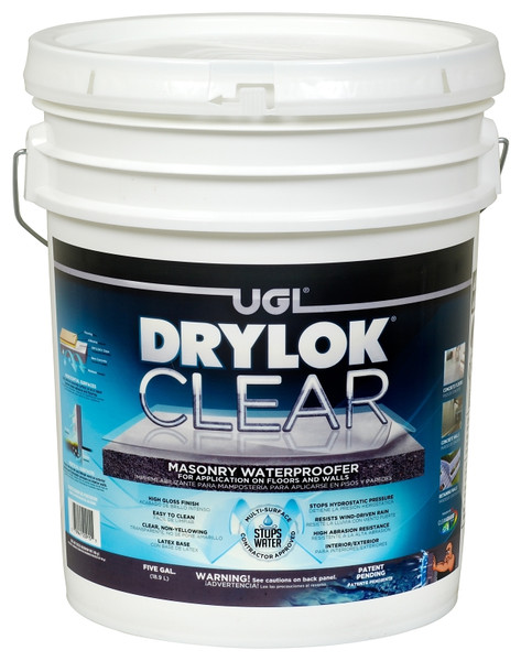UGL DRYLOK 20915 Masonry Waterproofer, Milky White, 5 gal Can [SKU: ORG7228943]