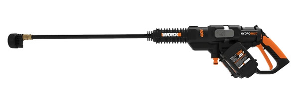 WORX Hydroshot WG644 Portable Power Cleaner, 2 A, 40 V, 290 to 450 psi Operating, 0.9 gpm, Multi-Spray Nozzle [SKU: ORG7341902]