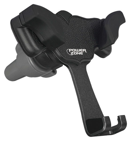 PowerZone KL-038C Car Cell Phone Holder, ABS + Aluminum Alloy, Black [SKU: ORG8317497]
