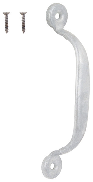 ProSource 20914MGS-PS Door Pull, 3/4 in W, 4-3/4 in D, 1-3/16 in H, Steel, Galvanized [SKU: ORG4874772]