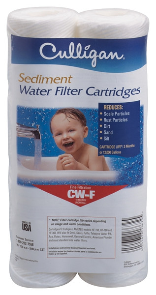 Culligan CW-F Water Filter Cartridge, 10 um Filter, Polypropylene Wound Filter Media [SKU: ORG7010994]
