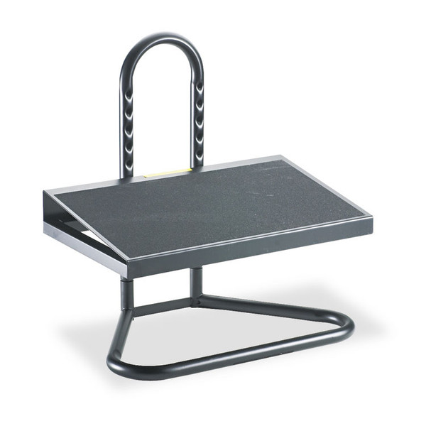 Task Master Adjustable Height Footrest, 20w x 12d x 5.5 to 15h, Black [SKU: SAF5124]