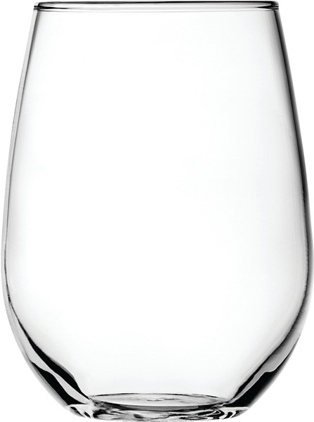 Oneida Vienna Series 95141AHG17 Stemless Wine Glass, 15 oz Capacity, Glass, White, Dishwasher Safe: Yes [SKU: ORG2312908]