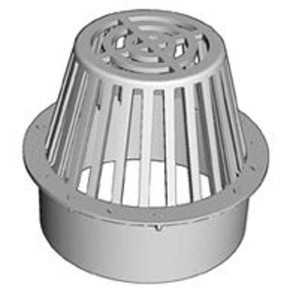NDS 80 Atrium Grate, 6 in Dia, 3.88 in L, 3.88 in W, Round, 1/4 in Grate Opening, HDPE, Green [SKU: ORG2522761]
