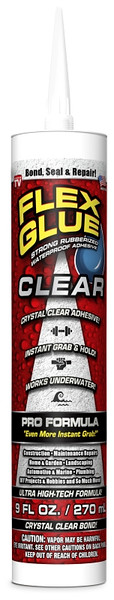 Flex Seal GFSCLRR09 Flex Glue, Clear, 9 oz, Cartridge [SKU: ORG4416871]