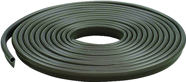 M-D 78196 Gasket Weatherstrip, 1/2 in W, 17 ft L, Vinyl, Brown [SKU: ORG4714929]