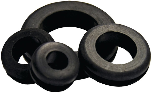 GB GHG-1538 Hole Grommet, Vinyl, Black [SKU: ORG8180473]
