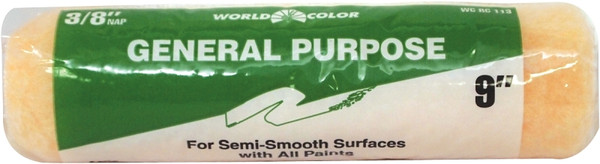 Linzer RC113-9 Roller Cover, 3/8 in Thick Nap, 9 in L, Polyester Cover [SKU: ORG6840631]