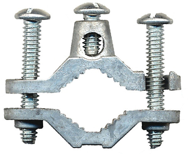 Zareba GRC-Z Ground Clamp, Heavy-Duty, Aluminum, For: 5/8 in and Larger Ground Rods [SKU: ORG7138415]