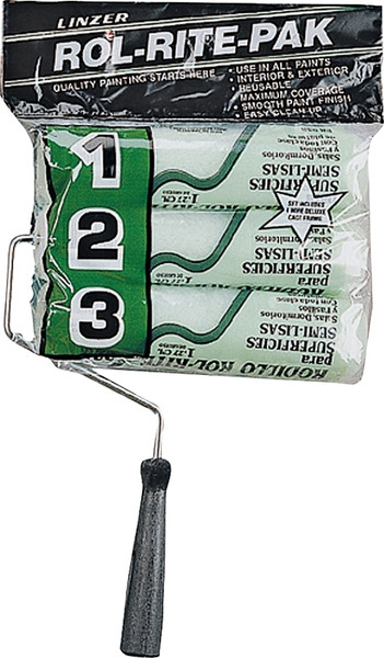 Linzer 9383 Roller and Frame Set, 3/8 in Nap, 9-1/2 in L Roller [SKU: ORG6597967]