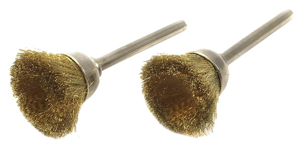 Forney 60232 Cup Brush Set, 3/8 in Dia [SKU: ORG8926297]