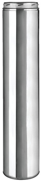 SELKIRK 206148 Chimney Pipe, 8 in OD, 48 in L, Stainless Steel [SKU: ORG0099861]