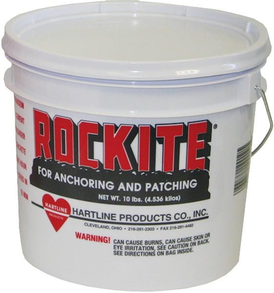 Rockite 10010 Expansion Cement, Powder, White, 1 hr Curing, 10 lb Pail [SKU: ORG6210306]