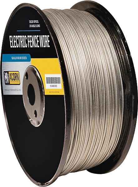 Acorn International EFW1714 Electric Fence Wire, 17 ga Wire, Metal Conductor, 1/4 mile L [SKU: ORG8156283]