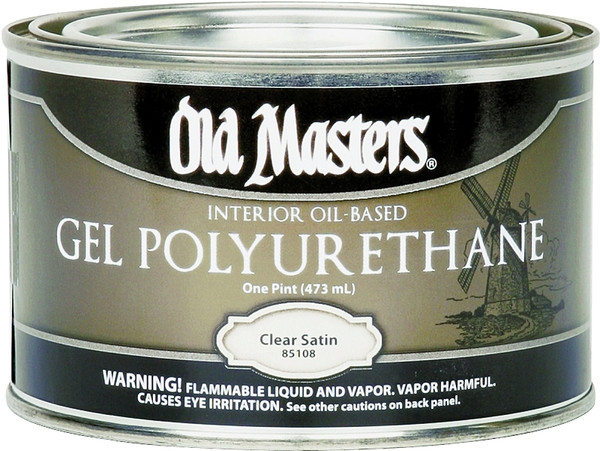 Old Masters 85108 Polyurethane, Gloss, Liquid, Clear, 1 pt, Can [SKU: ORG8715864]