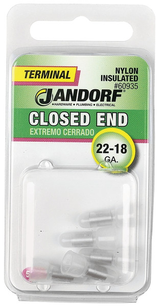Jandorf 60935 Connector, 22 to 18 AWG Wire, Nylon Insulation, Copper Contact, Clear [SKU: ORG3401437]